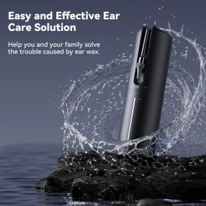 pulitore orecchie elettrico ad acqua nero kokun