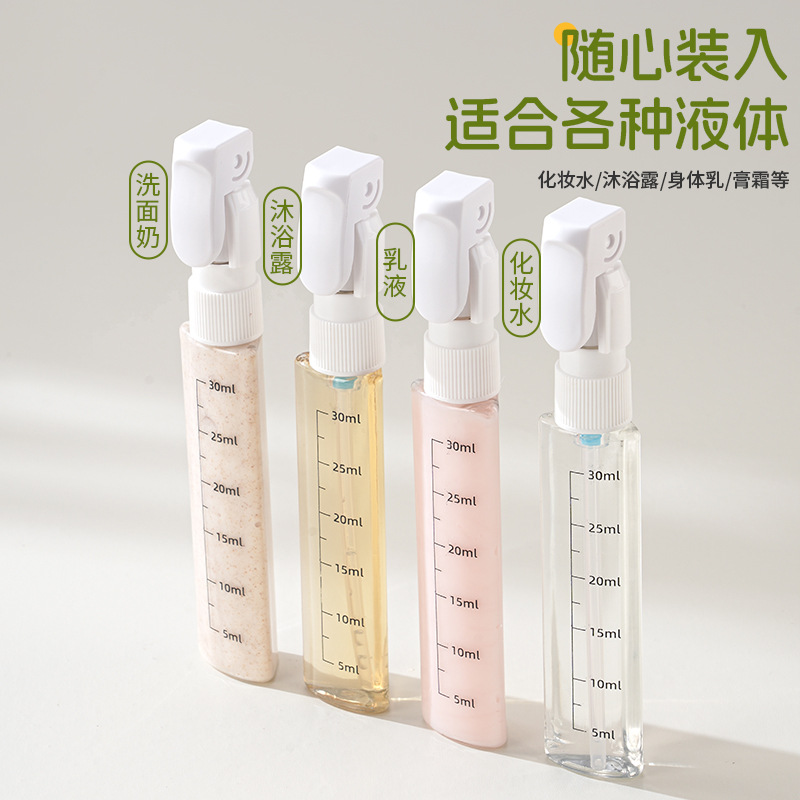 dispenser viaggio 4in1 flaconi ricaricabili kokun